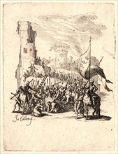 Jacques Callot (French, 1592 - 1635). The Carrying of the Cross (Le portement de croix), 1624. From