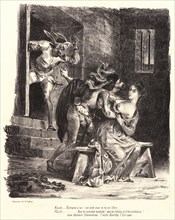 EugÃ¨ne Delacroix (French, 1798 - 1863). Faust in Margueriteâ€ôs Prison (Faust dans la prison de