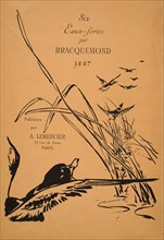 Félix Bracquemond (French, 1833 - 1914). Cover for Six Eaux-fortes par Bracquemond, 1887, 1887.