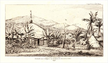 Charles Meryon (French, 1821 - 1868). New Caledonia (Nouvelle Caledonie), 1863. Etching. Fourth