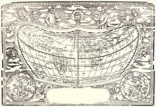 Anonymous. Map: The World of Volpellio (Typo de la carta Cosmographia de Gaspar Volpellio