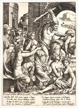 Master of the Die (Italian, born ca. 1512, active 1532/1533) after Baldassare Peruzzi (Italian,