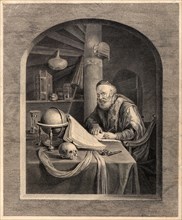 Jacques Firmin Beauvarlet (French, 1731-1797) after Gerrit Dou (aka Gerard Dou) (Dutch, 1613 -
