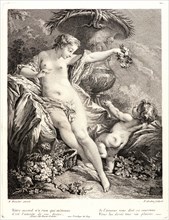 Pierre-Alexandre Aveline (French, 1702-1760) after FranÃ§ois Boucher (French, 1703-1770). Venus and