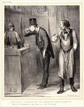 Honoré Daumier (French, 1808 - 1879). En v'lÃ  un, il pourrait bien Ãªtre malheureux, 1862. From