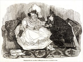 Honoré Daumier (French, 1808 - 1879). Empoignez-les Tous, ma chere. Le Dieu qui nous mene