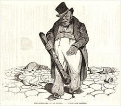 Honoré Daumier (French, 1808 - 1879). Nous appelons Ã§a une badine....c'est pour badiner., 1834.
