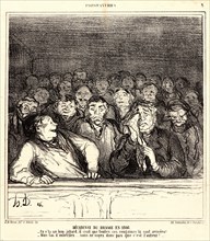 Honoré Daumier (French, 1808 - 1879). Décadence du Drame en 1866, 1866. From Parisienneries.