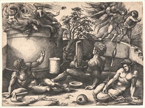 Amico Aspertini (Italian, 1474/1475 - 1552). The Expulsion of Adam and Eve from Paradise, ca.