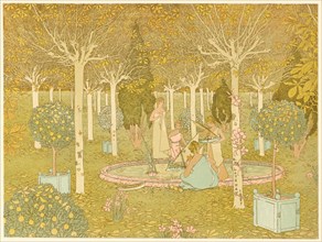 Gaston de Latenay (French, 1859 - 1943). Le Parc, 1897. Color lithograph on wove paper. Sheet: 405