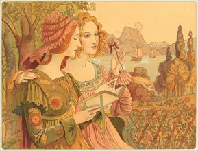 Armand Point (French, 1861 - 1932). Golden Legend (Legende Dorée), 1897. Color lithograph on wove