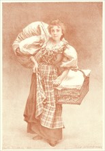 Camille Félix Bellanger (French, 1853 - 1923). The Laundress (La Blanchisseuse), 1897. Color