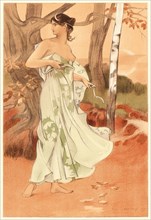 Auguste Donnay (Belgian, 1862 - 1921). Artémis, 1897. Color lithograph on wove paper. Sheet: 405 mm