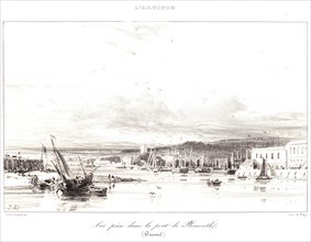 Jules Dupré (French, 1811 - 1889). View of the Port of Plymouth (Vue prise dans le port de