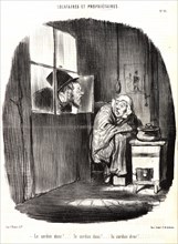 Honoré Daumier (French, 1808 - 1879). Le cordon donc!...le cordon donc!...le cordon donc!..., 1847.