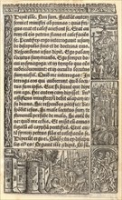 Anonymous (French). Sheet from a Book of Hours, 1520. Metal cut on vellum.
