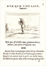Jacques Callot (French, 1592 - 1635). Personnage Lavant une Perle, 17th century. From The Life of