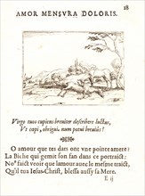 Jacques Callot (French, 1592 - 1635). La Biche qui Pleure son Faon, 17th century. From The Life of