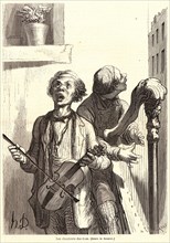 C. Maurand (French, active 19th century) after Honoré Daumier (French, 1808 - 1879). Les Chanteurs