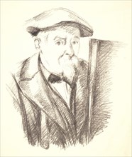 Paul Cézanne (French, 1839 - 1906). Self Portrait of the Artist, ca. 1896-1897. Lithograph.