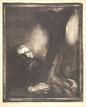 EugÃ¨ne CarriÃ¨re (French, 1849 - 1906). Rodin Sculptant, 1900. Lithograph on wove paper. Sheet:
