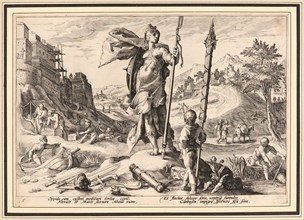 Anonymous after Hendrick Goltzius (Dutch, 1558 - 1617). The Age of Bronze, ca. 1589. From