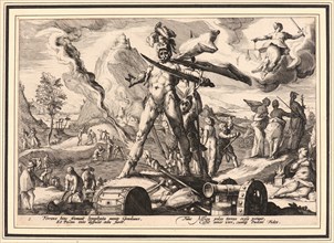 Anonymous after Hendrick Goltzius (Dutch, 1558 - 1617). The Age of Iron, ca. 1589. From