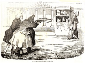 Honoré Daumier (French, 1808 - 1879). Tous les coups portent, mon cher!, 1834. Wood engraving on