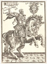 Cristofano Bertelli (Italian, born ca. 1525, active ca. 1550â€ì1600). Equestrian Portrait of