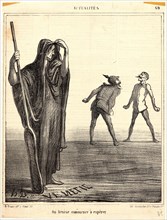 Honoré Daumier (French, 1808 - 1879). Ou Venise Commence a Esperer, 1866. Lithograph on newsprint