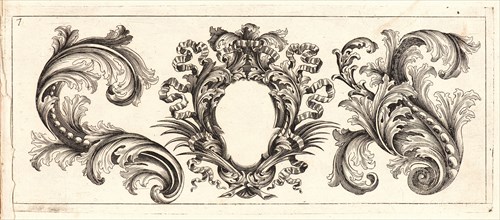Domenico Bonavera (aka Domenico Bonaveri) (Italian, ca. 1640 - ca. 1700). Plate 7 from the set of