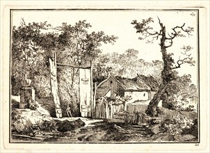 Louis Gabriel Moreau (aka Moreau the elder) (French, ca. 1740 - ca. 1806). La Porte rustique Ã
