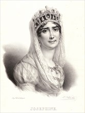 Zéphirin Félix Jean Marius Belliard (French, 1798 - 1861). Empress Josephine, ca. 1827. Lithograph
