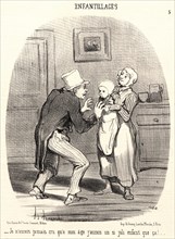 Honoré Daumier (French, 1808 - 1879). Je n'aurais jamais cru qu'a mon Ã¢ge..., 1851. From