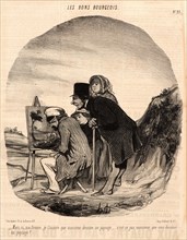 Honoré Daumier (French, 1808 - 1879). Mais si, ma femme, je t'assure..., 1846. From Les Bons