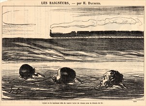 Honoré Daumier (French, 1808 - 1879). Ayant eu la vaniteuse idée de vouloir..., 1864. From Les