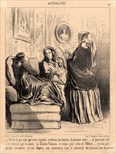 Honoré Daumier (French, 1808 - 1879). Isn't it true that this tragedy... (N'est-il pas vrai que