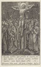 Christ on the cross, Hieronymus Wierix, 1563 - before 1619