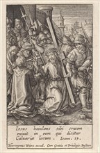 Carrying of the Cross, Hieronymus Wierix, 1563 - before 1619