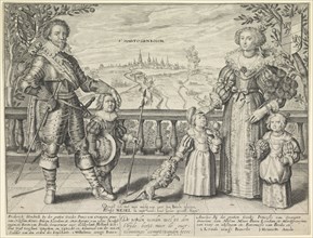 Family Portrait of Frederik Hendrik, Amalia and their children William II, Henriette and Louise