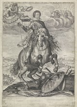 Equestrian Portrait of Frederick Henry, Prince of Orange, Crispijn van de Passe (I), 1632