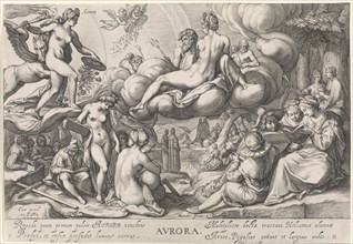 Morning (Aurora), Jacob Matham, Simon Sovius, 1601 - 1605