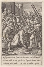 Carrying of the Cross, Hieronymus Wierix, 1563 - before 1619