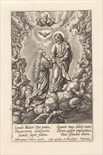 Assumption of Mary, Hieronymus Wierix, Anonymous, 1563 - before 1619