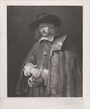 Portrait of Jan Six, Johann Wilhelm Kaiser (I), Rembrandt Harmensz. van Rijn, 1823 - 1900