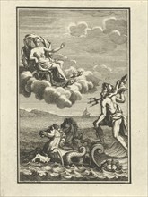 Venus and Neptune, Jacob Folkema, 1715