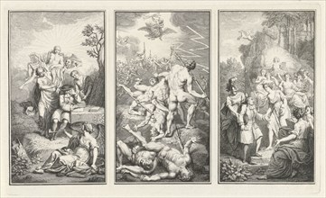 Mythological and allegorical scenes about the inspiration of the playwright Paul Scarron, Jacob