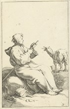 Incumbent goatherd, Frederick Bloemaert, Abraham Bloemaert, after 1635 - 1669