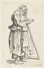 Beggar, Jacques Callot, Anonymous, 1622 - 1670