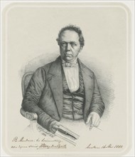 Portrait of J. K. v.d Pants, Cornelis Philippus Groebel (Jr.), 1852